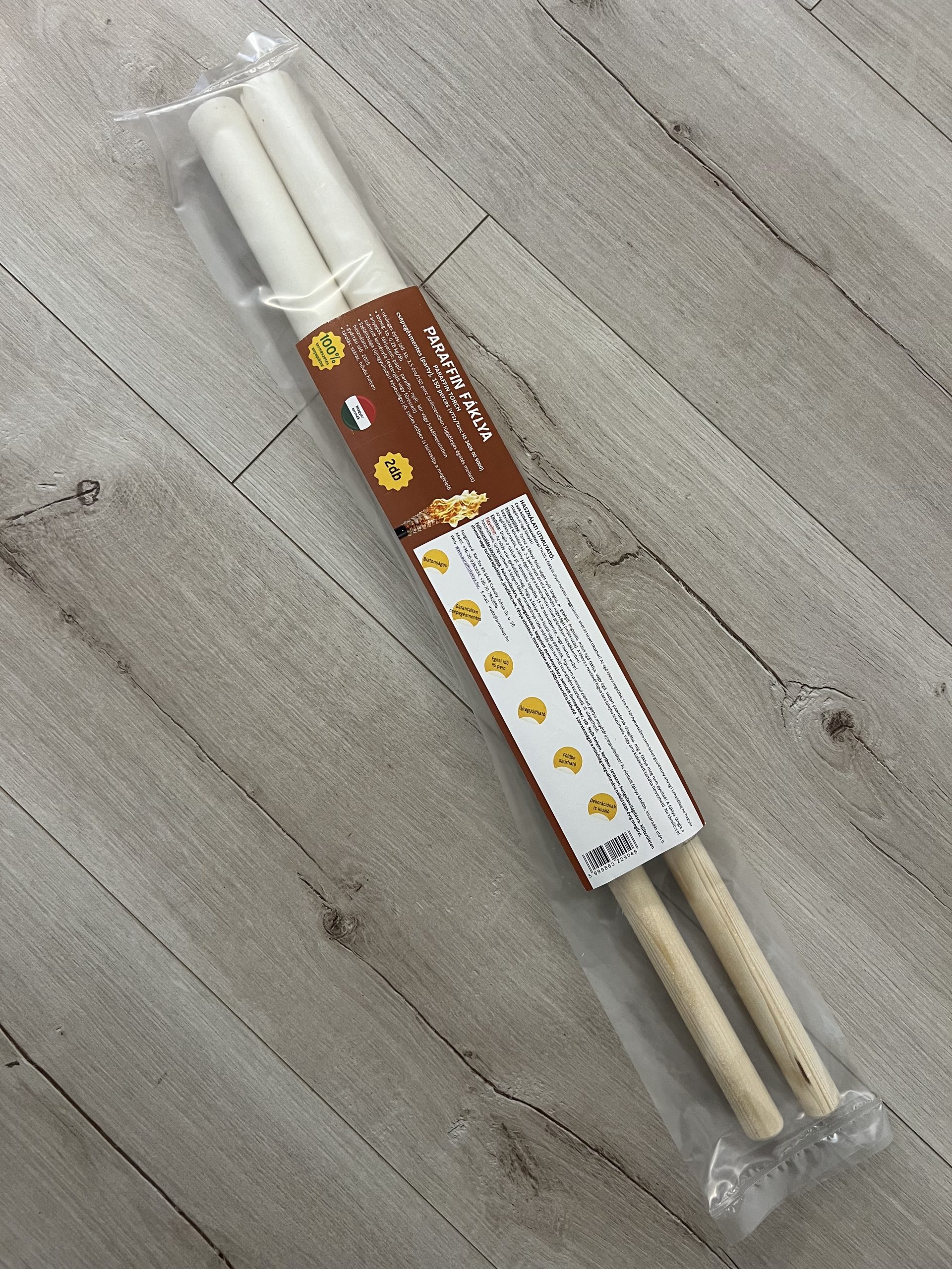 Csepegésmentes paraffinfáklya 150 perces 2 darabos<div class="specprice">2099Ft-tól</div>