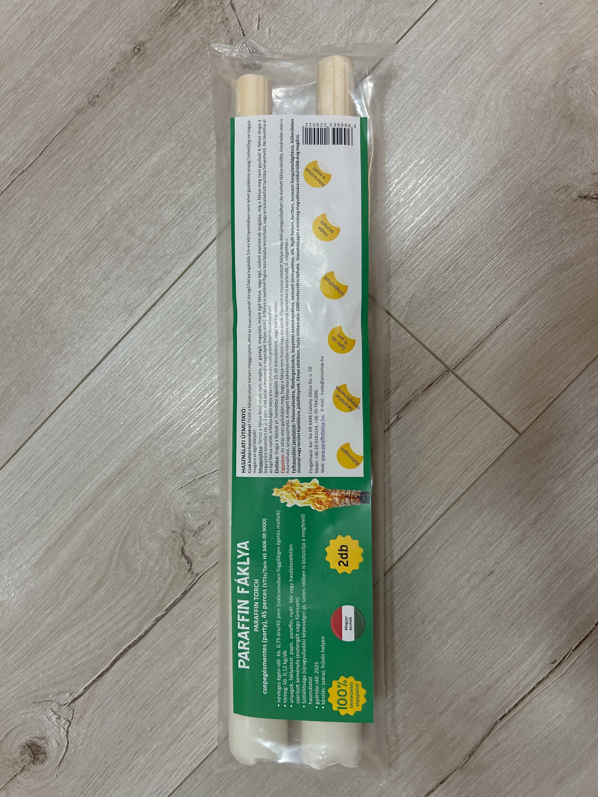 Csepegésmentes paraffinfáklya 45 perces 2 darabos<div class="specprice">1050Ft-tól</div> - Image 7
