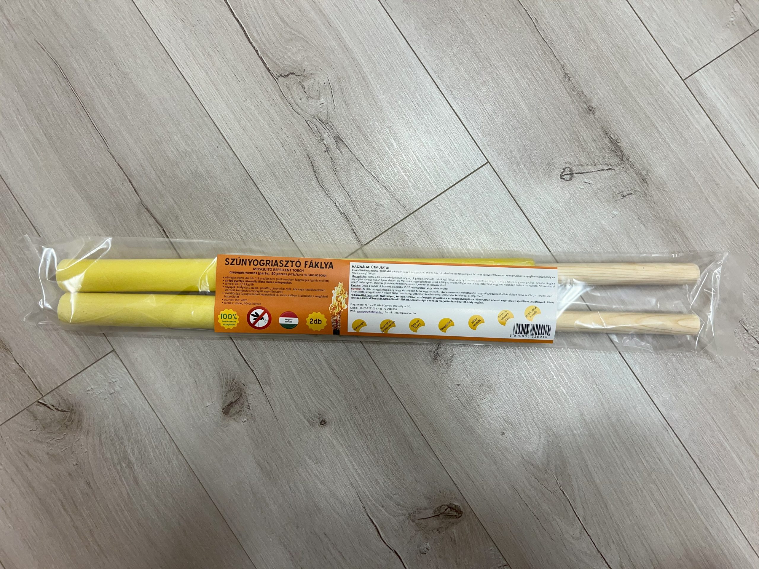 Szúnyogriasztó csepegésmentes paraffinfáklya 90 perces 2 darabos<div class="specprice">1850Ft-tól</div>